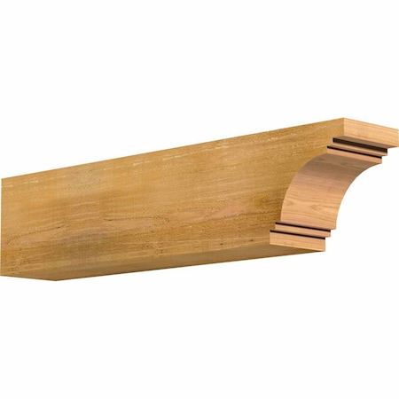 Pescadero Rough Sawn Rafter Tail, Western Red Cedar, 6W X 8H X 36L